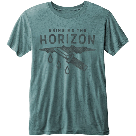 BRING ME THE HORIZON - T-Shirt - Wound - Turquoise - Men (XL) 