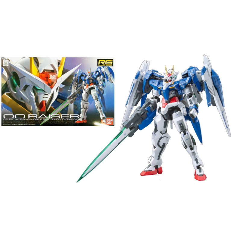 GUNDAM - Model Kit - Real Grade - GN-0000+GNR-010 OO Raiser - 1/144 