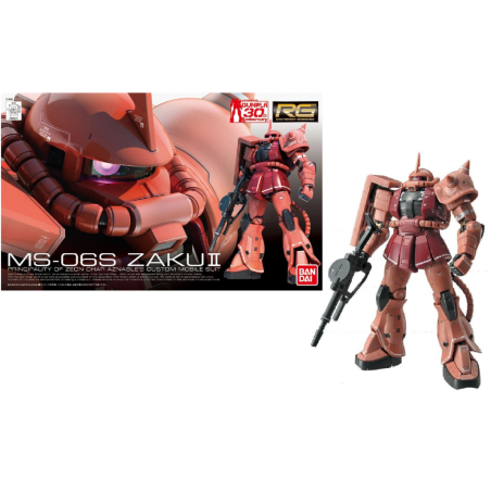 GUNDAM - Model Kit - Real Grade - MS-06S Zaku II - 13 CM 