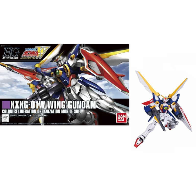 GUNDAM - Model Kit - HG 1/144 - Wing Gundam - 13 CM 