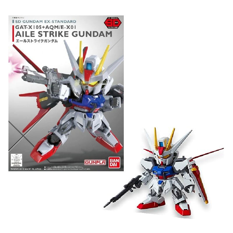 GUNDAM - Model Kit - Super Deformed EX - Aile Strike - 8 CM 