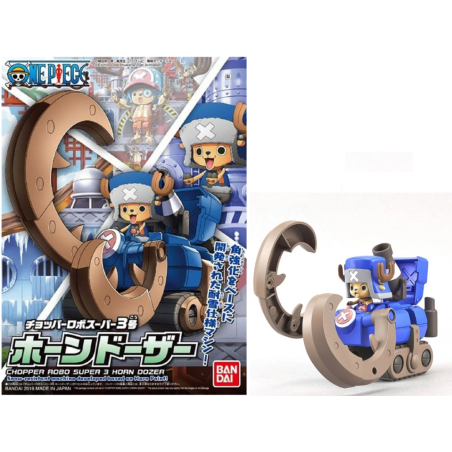 ONE PIECE - Model Kit - Chopper Robo Super 3 Horn Dozer - 10 CM 