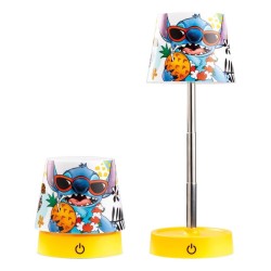 STITCH - Blanc - Lampe de Bureau LED Rechargeable - 11cm 