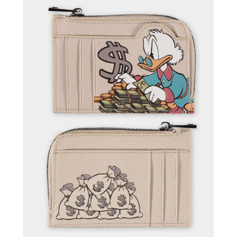 DISNEY - Oncle Picsou - Porte-Cartes Beige 