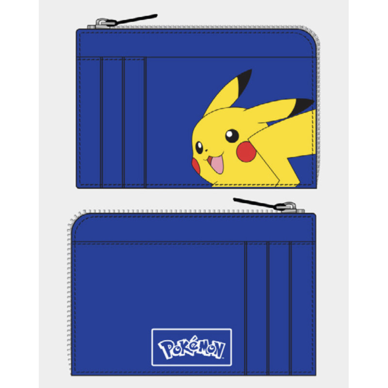POKEMON - Pikachu - Porte-Cartes Bleu 