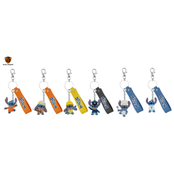 DISNEY - Stitch job experience camp series - Display 12 Porte-clés 4cm 
