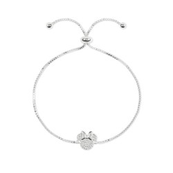 MINNIE - Bracelet Ajustable + Pendentif serti de pierres 