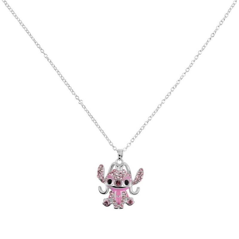 ANGEL - Collier avec Pendentif Serti de Pierres 16mm 