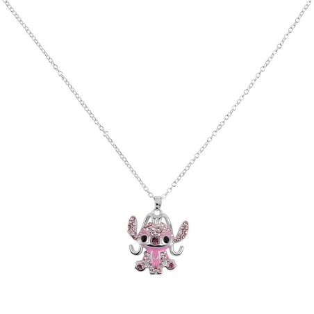 ANGEL - Collier avec Pendentif Serti de Pierres 16mm 