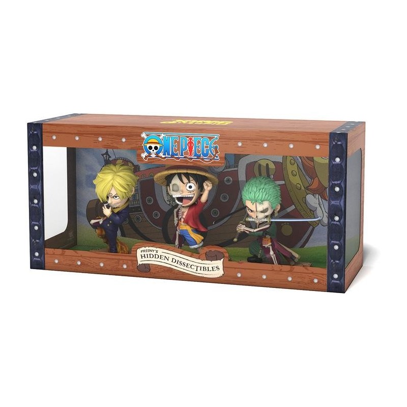 ONE PIECE - Luffy Zoro Sanji - Triple Pack Figurine 