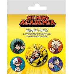 MY HERO ACADEMIA - Chibi - Pack 5 Badges 2