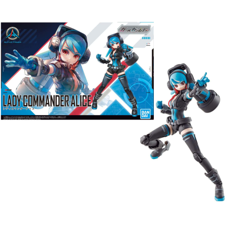 GIRL GUN LADY - Lady Commander Alice - Model Kit 