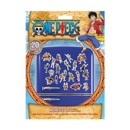 ONE PIECE - Chibi - Set de 20 magnets - Serie 2 The Great Pirate Era 