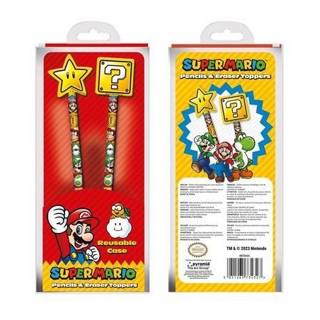 SUPER MARIO - Core - Pencil Topper 2PK 