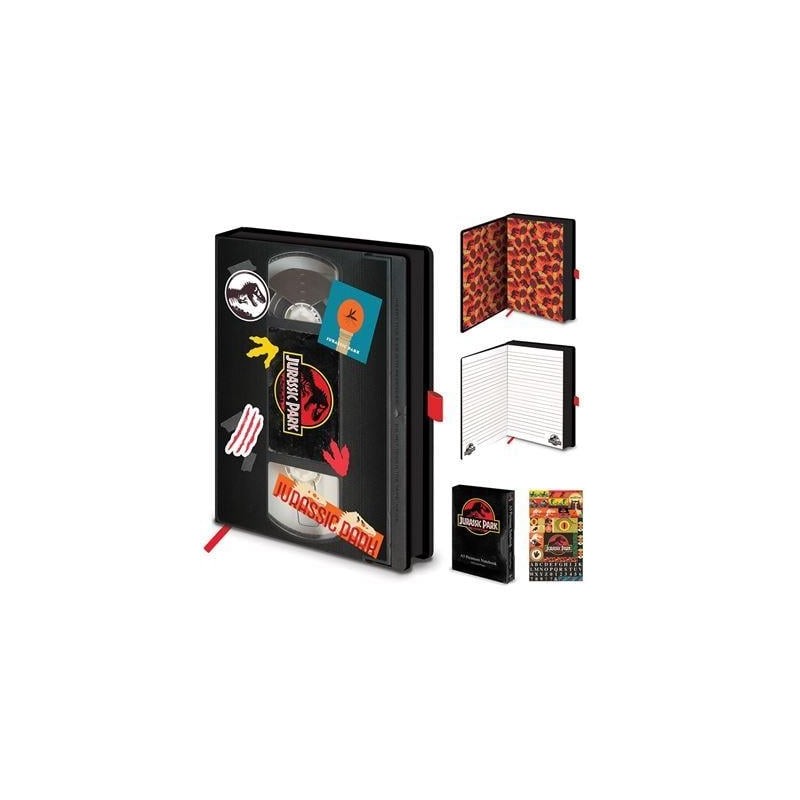 JURASSIC PARK - VHS - Cahier A5 Premium 