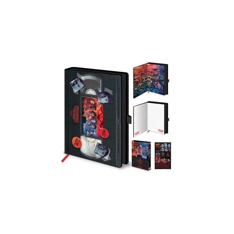 STRANGER THINGS - VHS Saison 4 - Cahier A5 Premium 