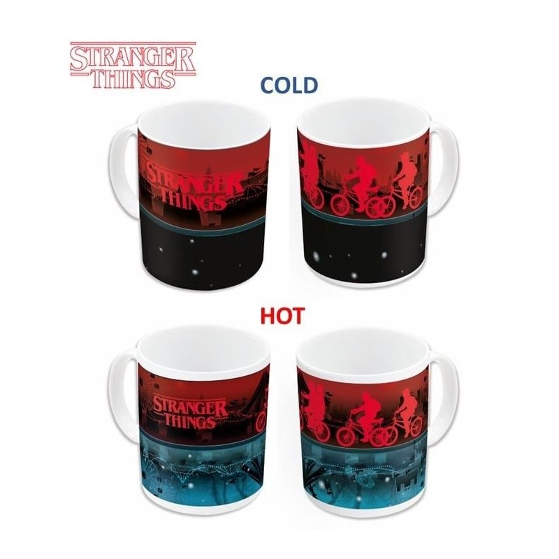 STRANGER THINGS - Vélos - Mug Thermoréactif - 325ml 