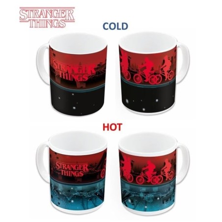 STRANGER THINGS - Vélos - Mug Thermoréactif - 325ml 