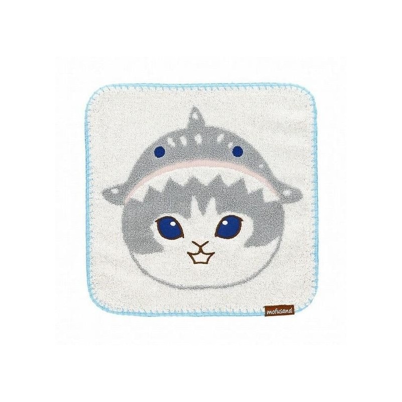 MOFUSAND - Chaton-Nyan Requin - Mini Serviette 25x25cm 