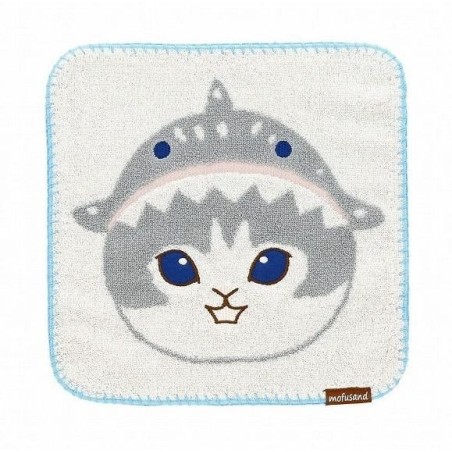 MOFUSAND - Chaton-Nyan Requin - Mini Serviette 25x25cm 