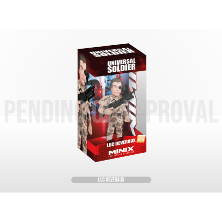 UNIVERSAL SOLDIER - Luc Deveraux - Figurine Minix 12cm 