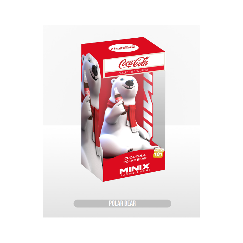 COCA COLA - Ours Polaire - Figurine Minix 12cm 