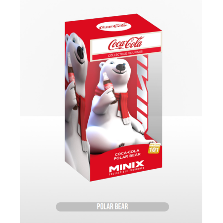 COCA COLA - Ours Polaire - Figurine Minix 12cm 