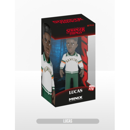 STRANGER THINGS - Lucas Hawkins - Figurine Minix 12cm 