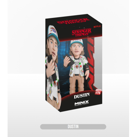 STRANGER THINGS - Dustin Hellfire - Figurine Minix 12cm 