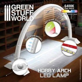Lampe LED Hobby Arch - Faded White