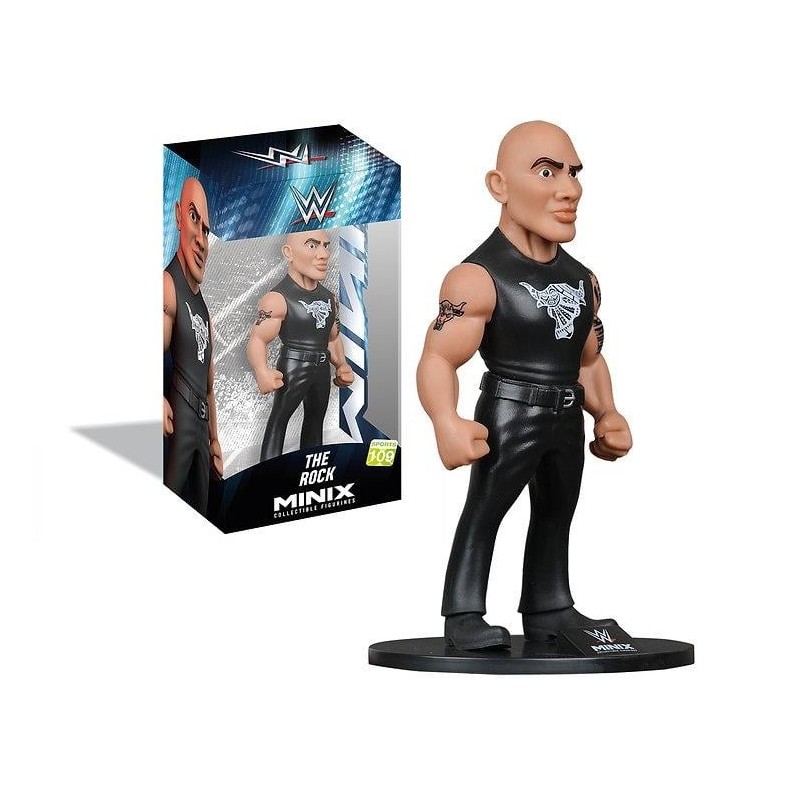 WWE - The Rock - Figurine Minix 12cm 