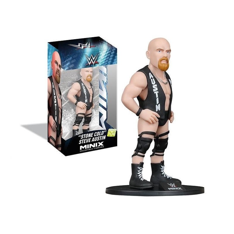 WWE - Stone Cold Steve Austin - Figurine Minix 12cm 