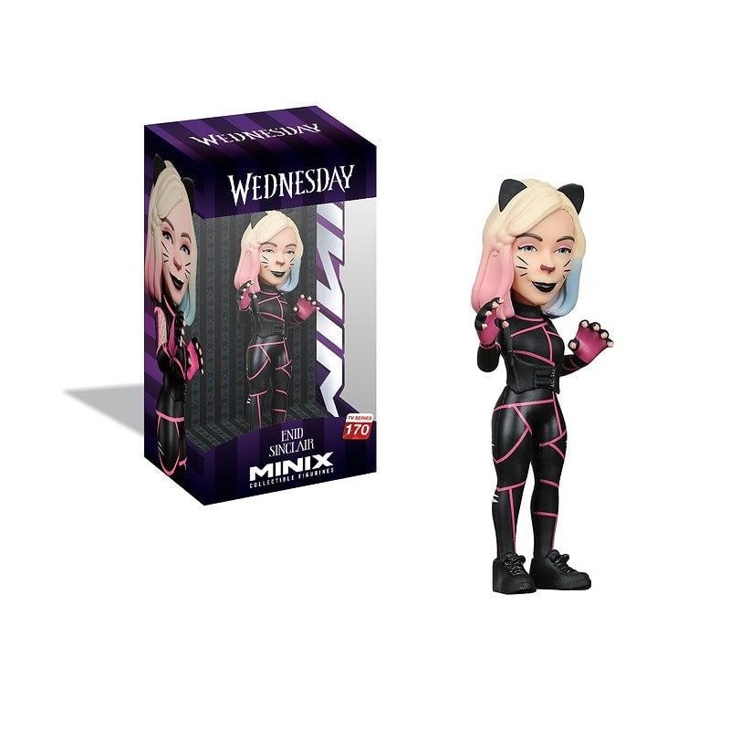 MERCREDI - Enid Sinclair en chat - Figurine Minix 12cm 