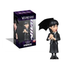 MERCREDI - Mercredy Addams avec parapluie - Figurine Minix 12cm 