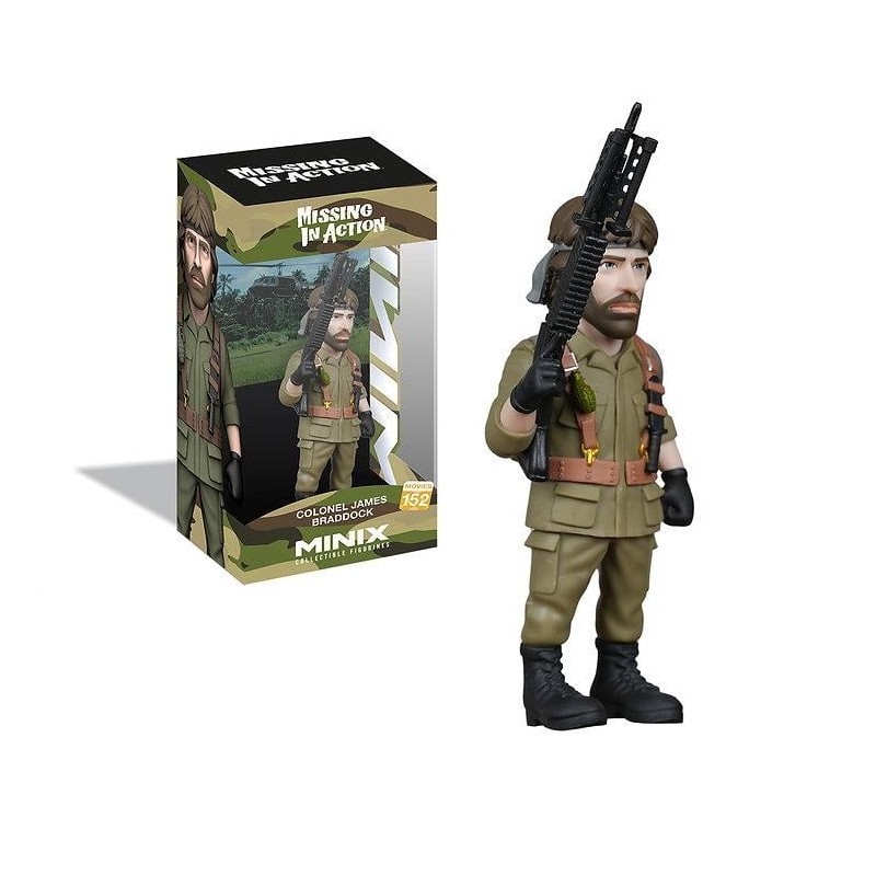 PORTES DISPARUS - Chuck Norris - Figurine Minix 12cm 