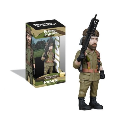 PORTES DISPARUS - Chuck Norris - Figurine Minix 12cm 