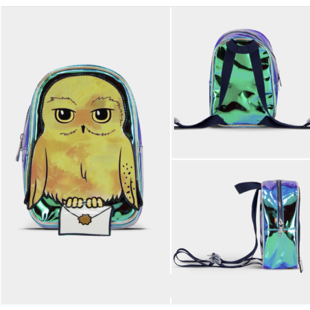HARRY POTTER - Hedwige - Mini Sac à Dos 'Shiny' - 23x 16,5x 9,5cm 