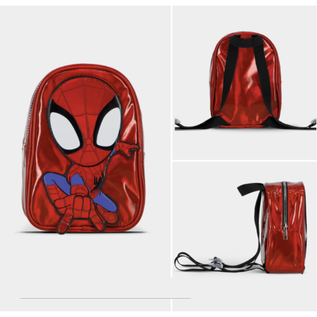 SPIDER-MAN - Mini Sac à Dos 'Shiny' - 23x 16,5x 9,5cm 