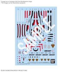 MACROSS - HG 1/100 VF-25F Messiah Valkyrie Water Decals - Model Kit 
