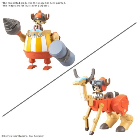 ONE PIECE- Chopper Robo Supper 4&5 Kung Fu ...& Walk Hopper -Model Kit 