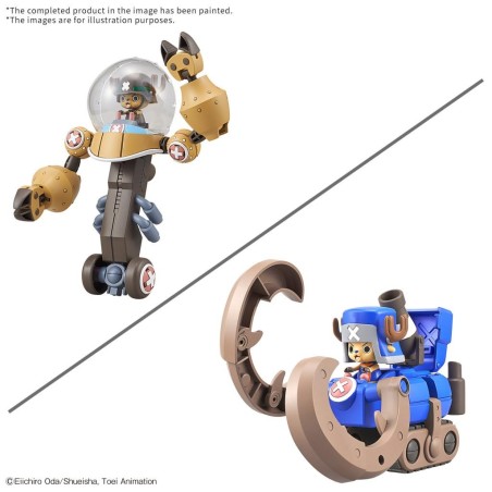 ONE PIECE- Chopper Robo Supper 2&3 Heavy Armor & Horn Dozer -Model Kit 