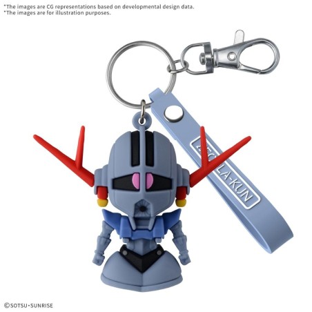 GUNDAM - ZEOPLA-KUN - 3D Rubber Mascot Keychain 
