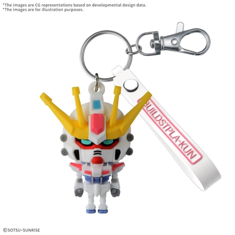 GUNDAM - Build STPLA-KUN - 3D Rubber Mascot Keychain 