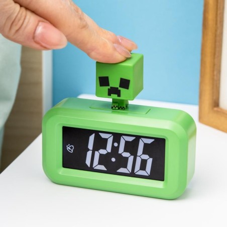 MINECRAFT - Creeper - Reveil avec Mini Figurine 