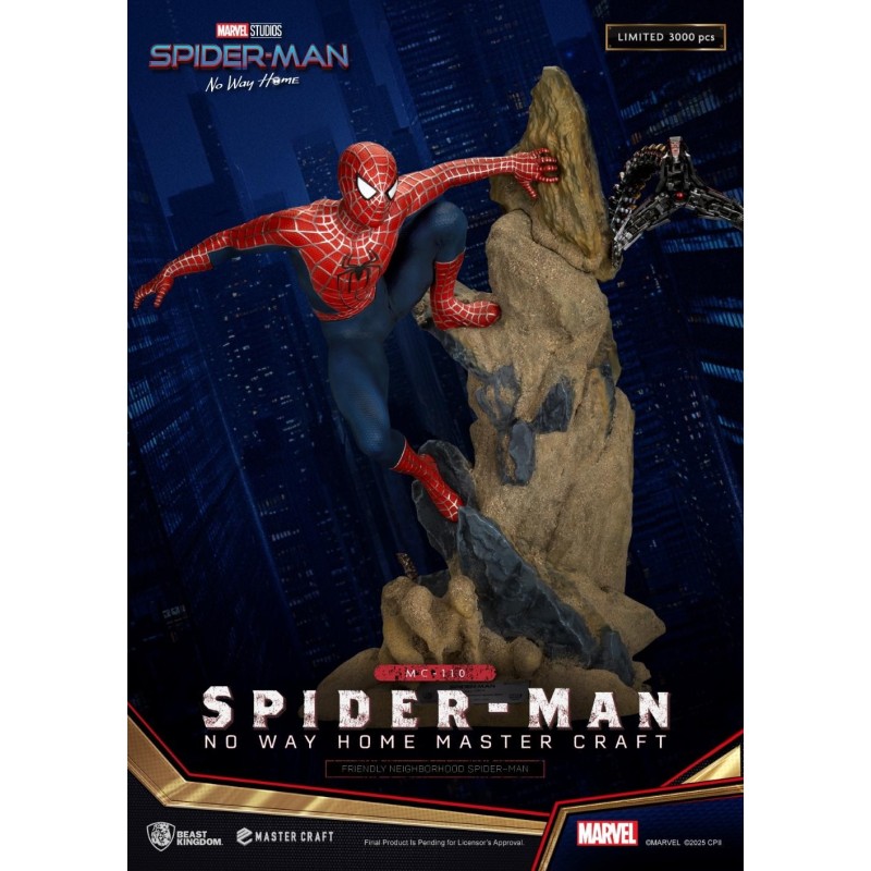 MARVEL - Friendly Neighborhood Spider-Man -Statuette Master Craft 36cm 
