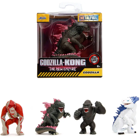 GODZILLA - Pack de 4 Figurines 6,5cm - Wave 1 