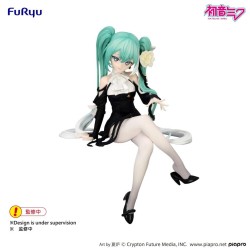 HATSUNE MIKU - Flower Fairy White Rose - Statuette Noodle Stopper 14cm 