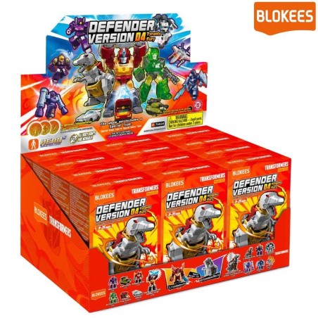 TRANSFORMERS - Defender Version 04 - Model Kit Blokees Display 12 pc 