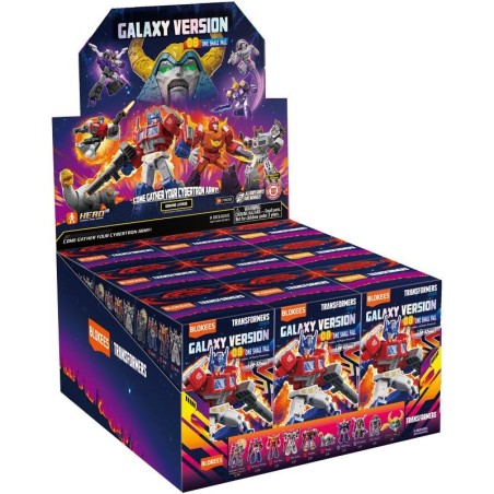 TRANSFORMERS - Galaxy Version 08 - Model Kit Blokees Display 9 pc 