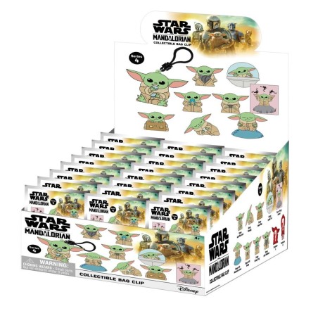 MANDALORIAN - Best of Grogu - 3D Foam Bag Clip (Display 24 Pcs) 